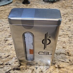 CSL Silver Metal Storage Tin